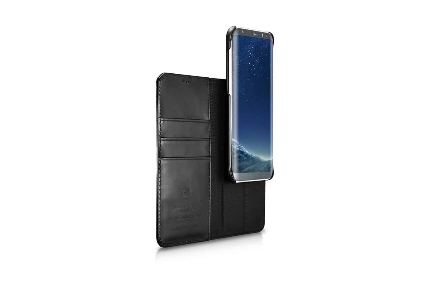 Genuine leather wallet case for samsung galaxy s8 - image 5