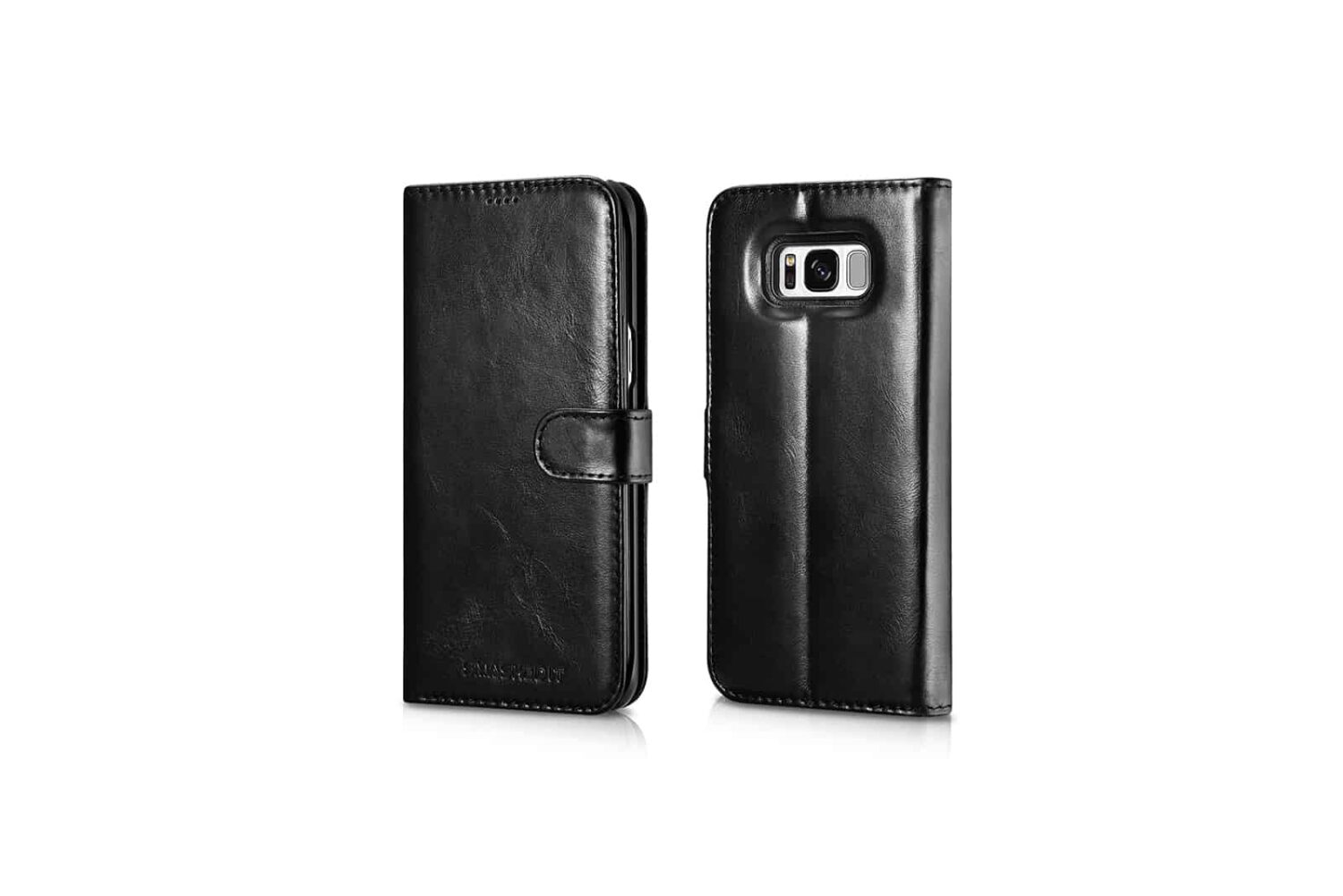 Genuine leather wallet case for samsung galaxy s8