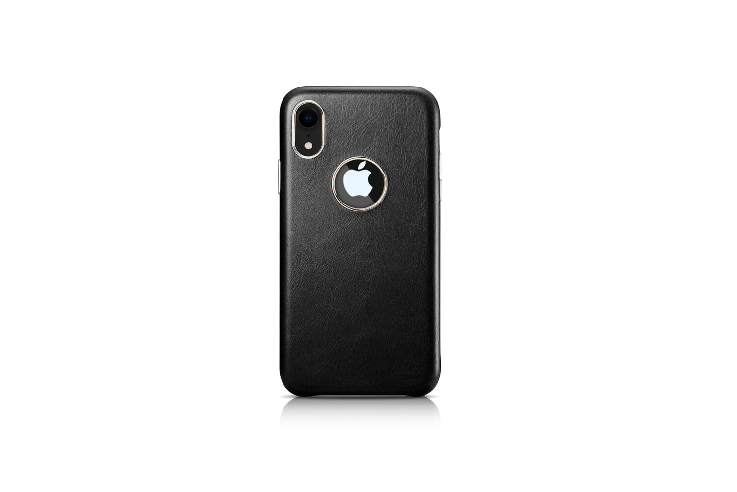 Genuine leather case - exposed logo for iphone xr - image 2