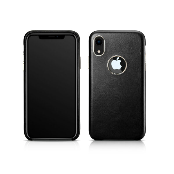 Genuine Leather Case - Exposed Logo For iPhone XS Max