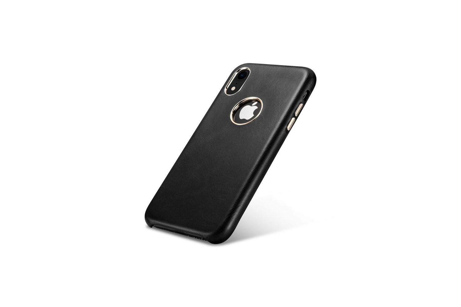 Genuine leather case - exposed logo for iphone xr - image 3