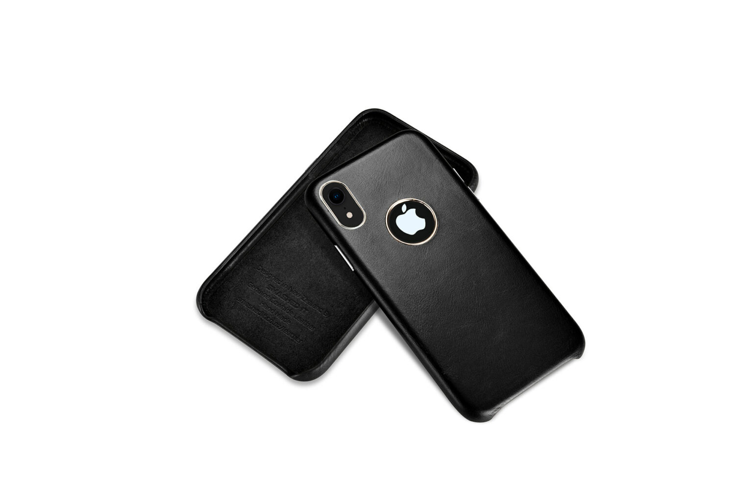 Genuine leather case - exposed logo for iphone xs max - image 4