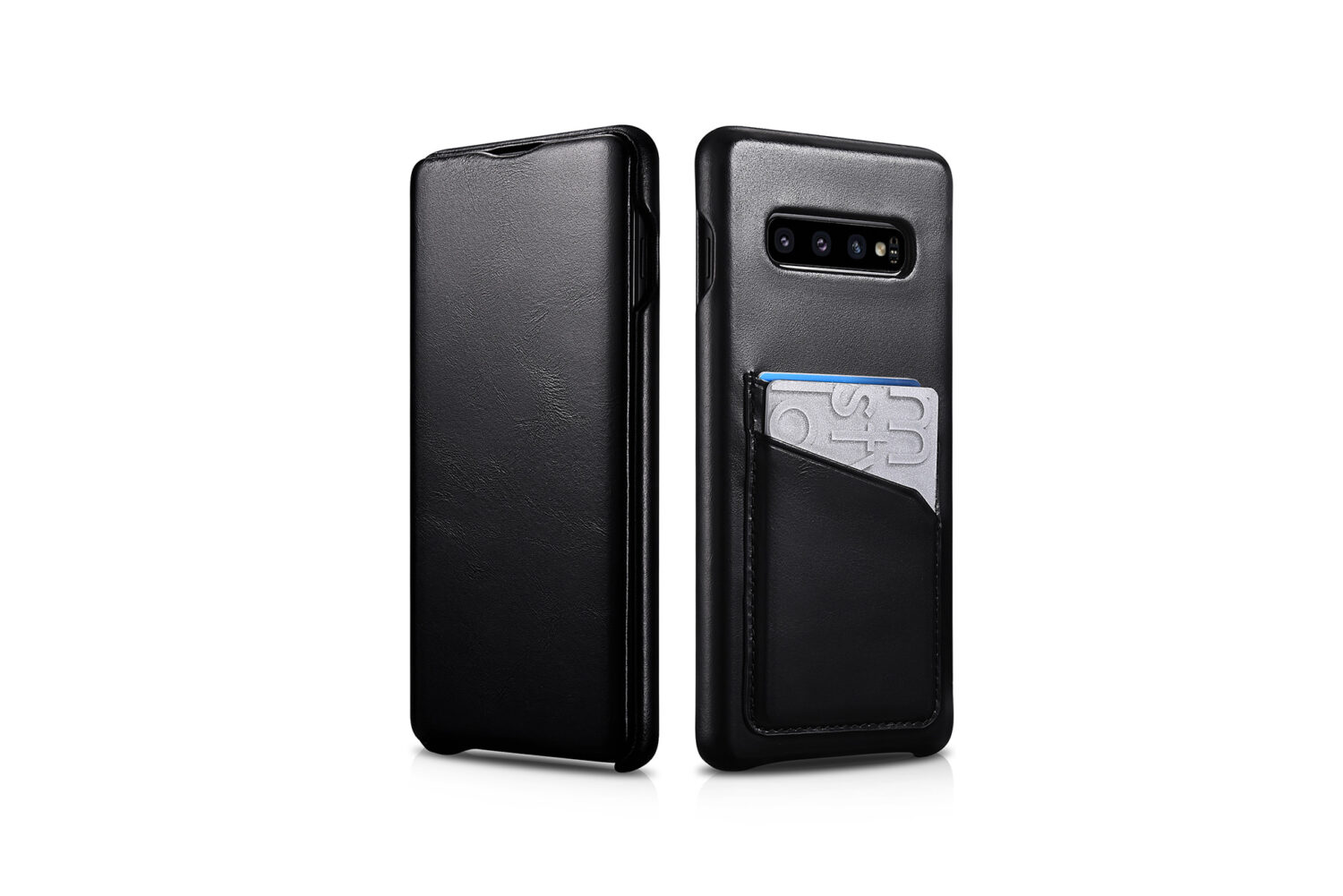 Genuine leather flip case for samsung galaxy s10