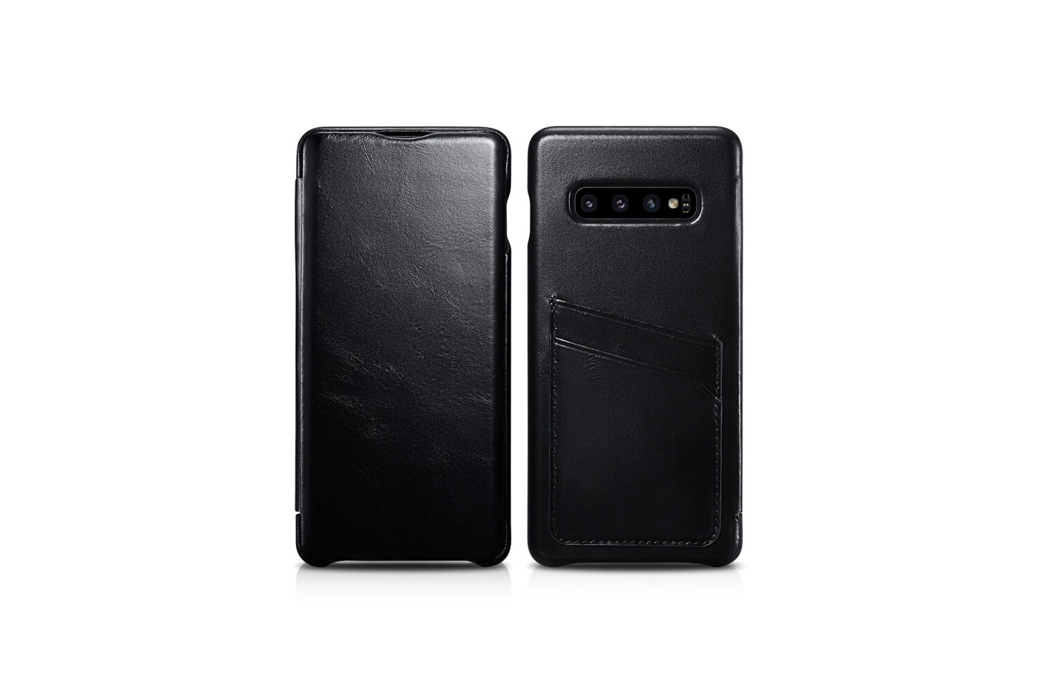 Genuine leather flip case for samsung galaxy s10 - image 5