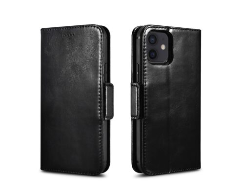 Genuine Leather Wallet Case | 2 in 1 Detachable | For iPhone 12 Mini