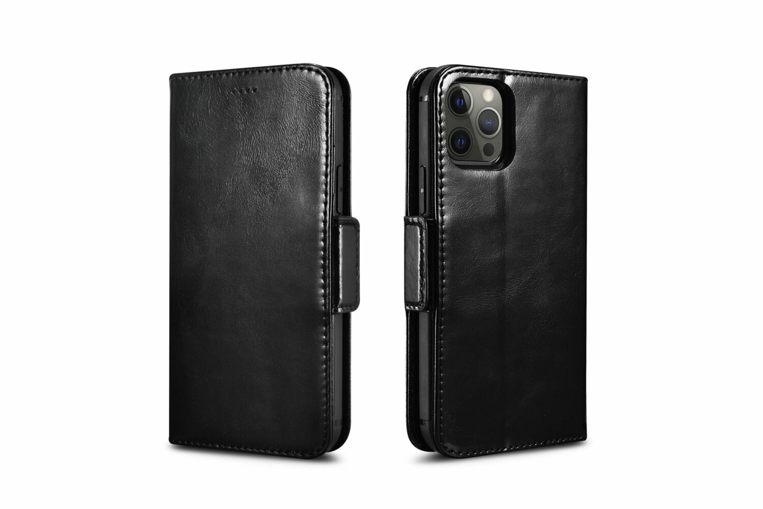 Genuine leather wallet case | 2 in 1 detachable | for iphone 12 pro max