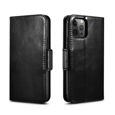 Genuine leather wallet case | 2 in 1 detachable | for iphone 12 pro max