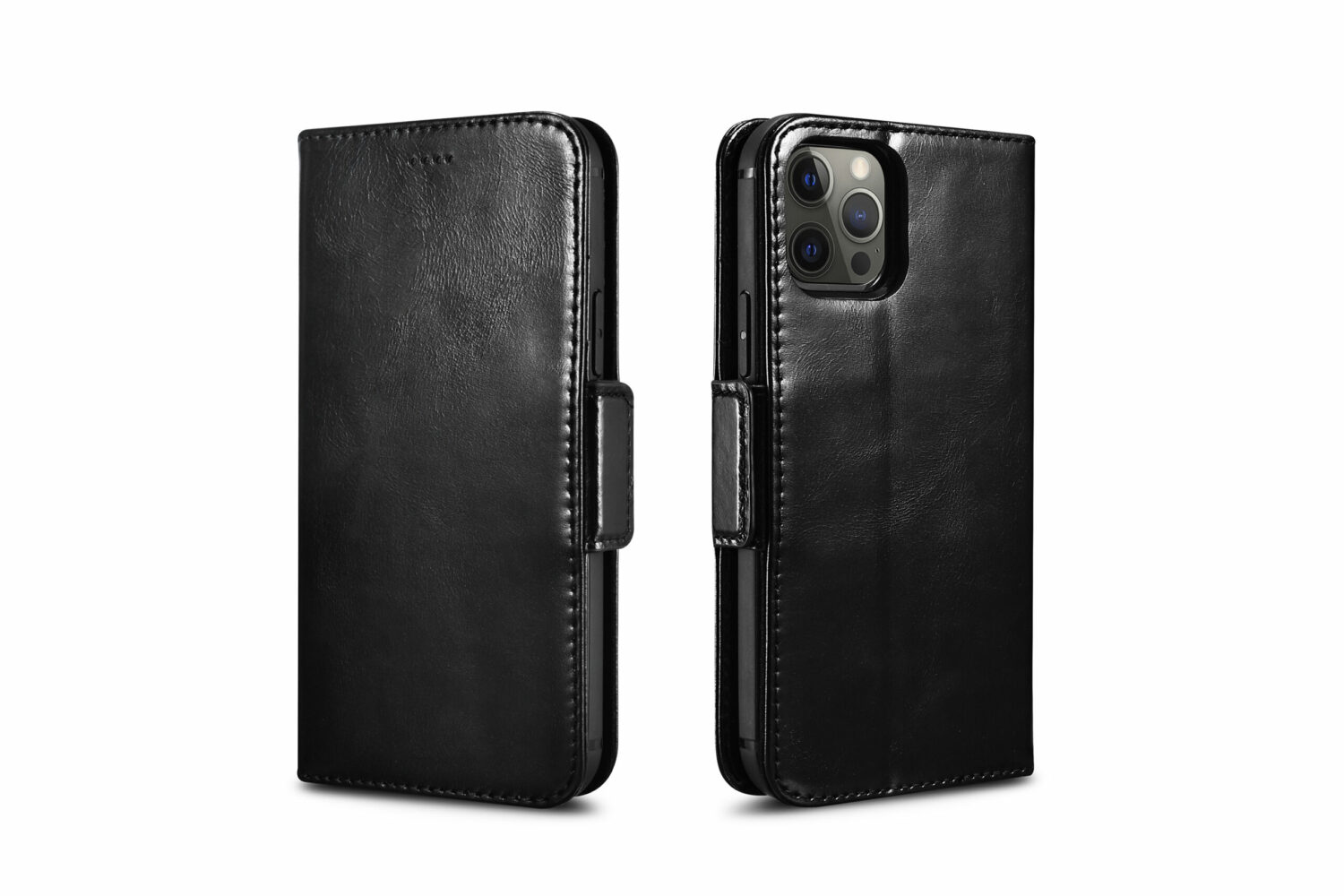 Genuine leather wallet case | 2 in 1 detachable | for iphone 13 pro