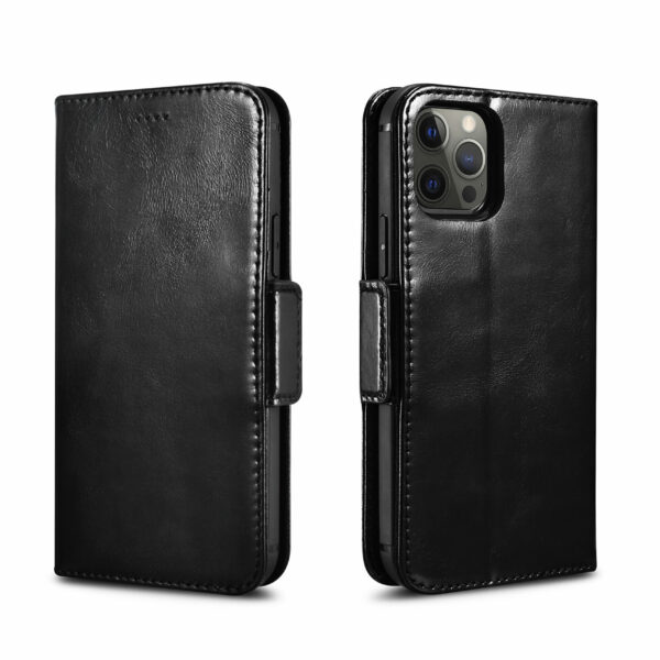 Genuine Leather Wallet Case | 2 in 1 Detachable | For iPhone 13 Pro Max