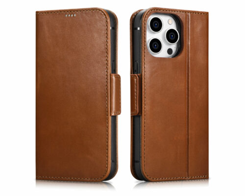Genuine Leather Wallet Case | 2 in 1 Detachable | For iPhone 13 Pro