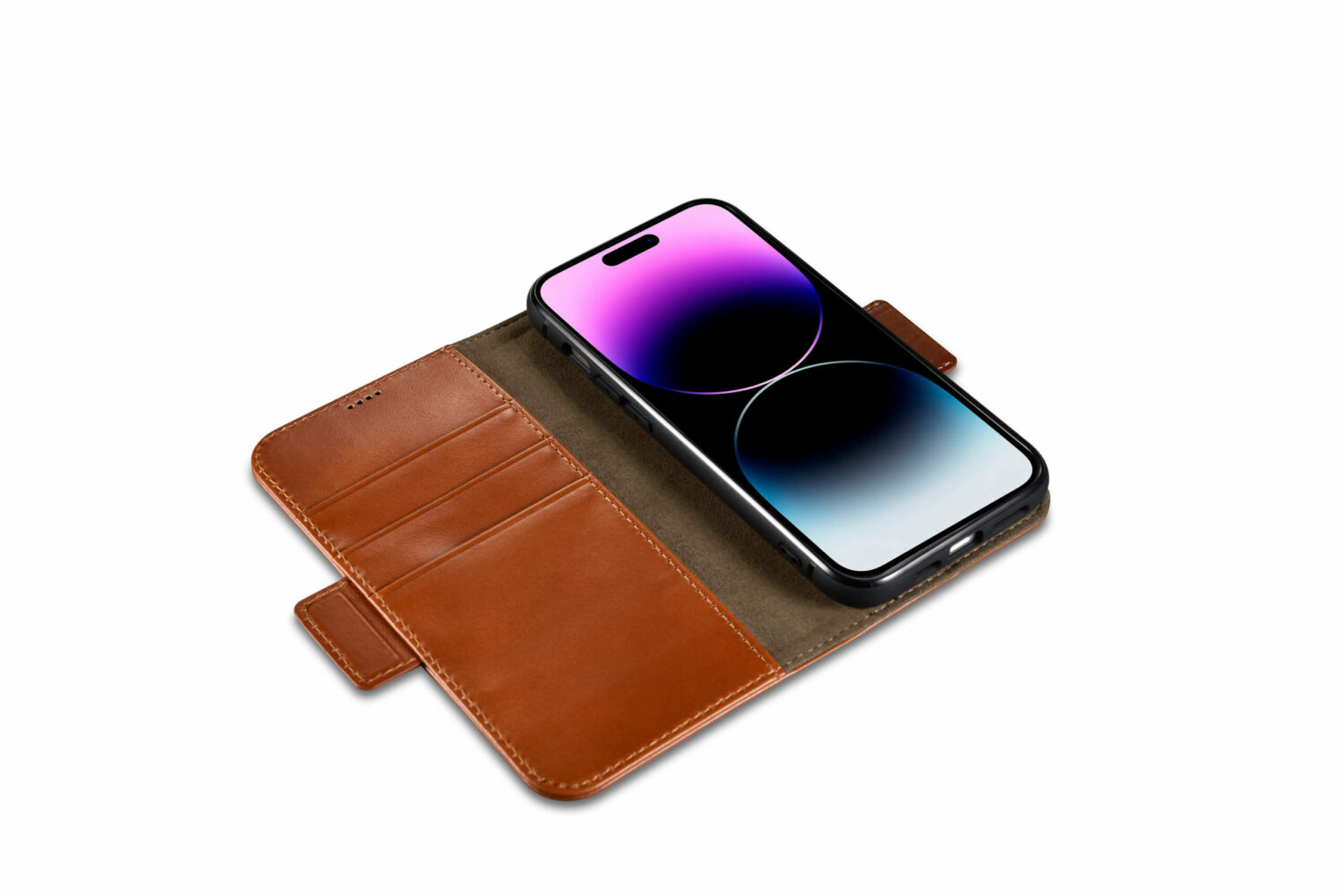 Genuine leather wallet case | 2 in 1 detachable | for iphone 14 pro - image 5