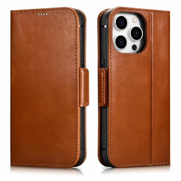 Genuine Leather Wallet Case | 2 in 1 Detachable | For iPhone 14 Pro Max