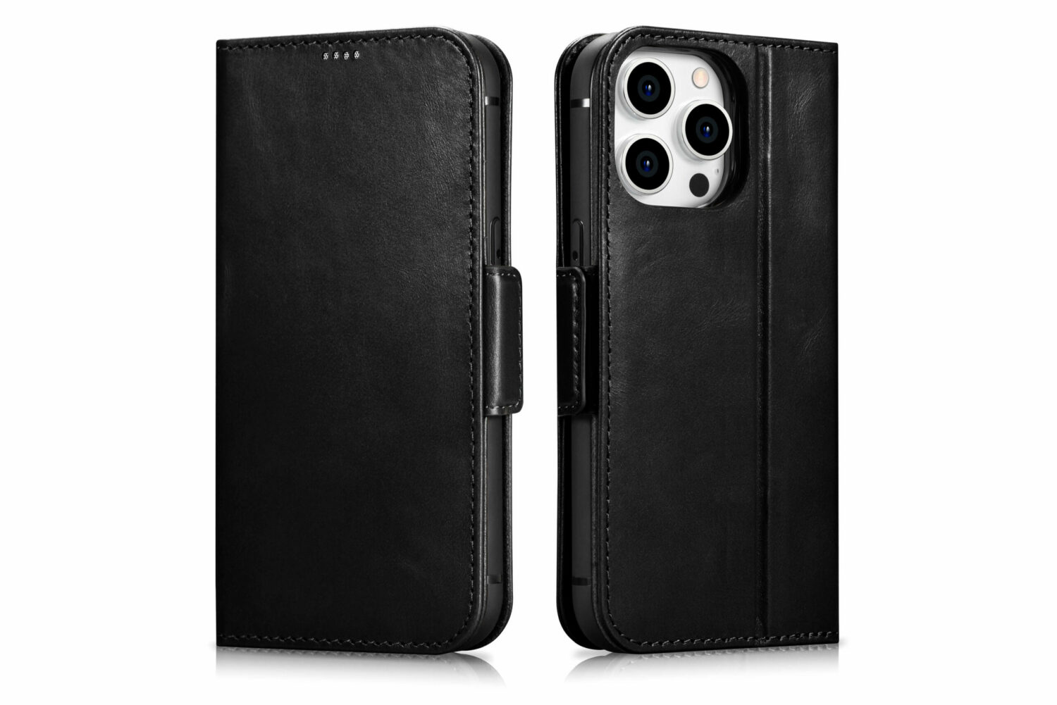 Genuine leather wallet case | 2 in 1 detachable | for iphone 14 pro max