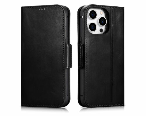 Genuine Leather Wallet Case | 2 in 1 Detachable | For iPhone 14 Pro