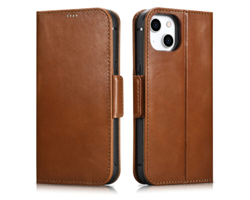 Genuine Leather Wallet Case | 2 in 1 Detachable | For iPhone 14