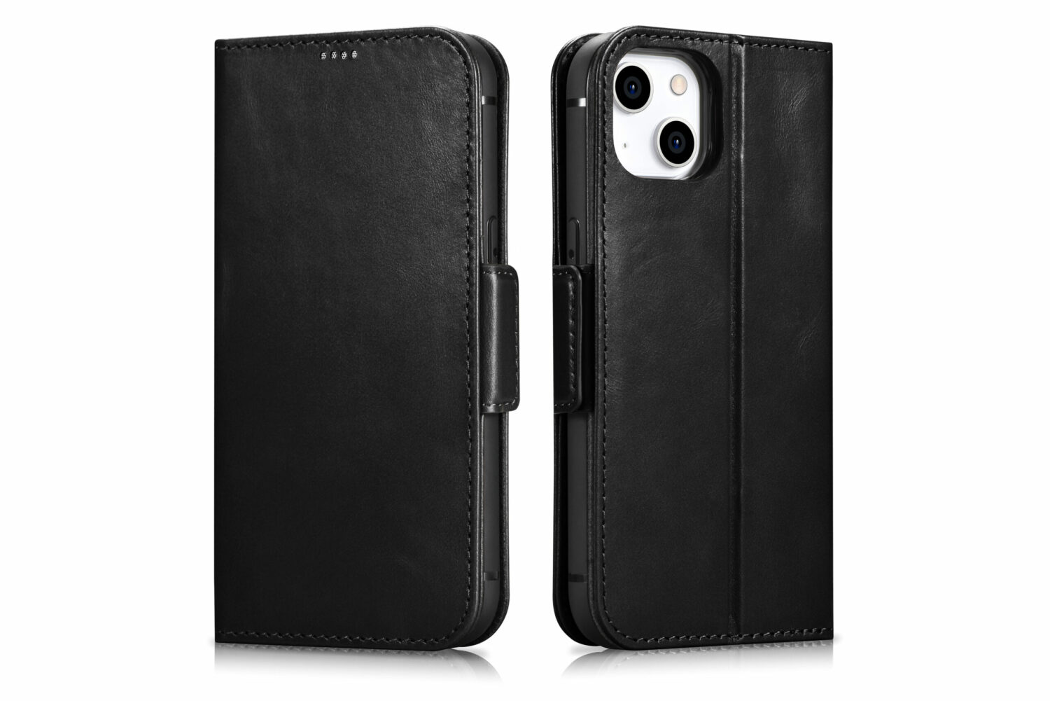 Genuine leather wallet case | 2 in 1 detachable | for iphone 14